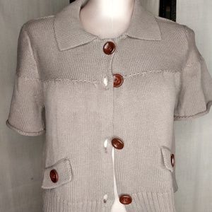 Ruff Hewn Cardigan Sweater Cropped Size Small